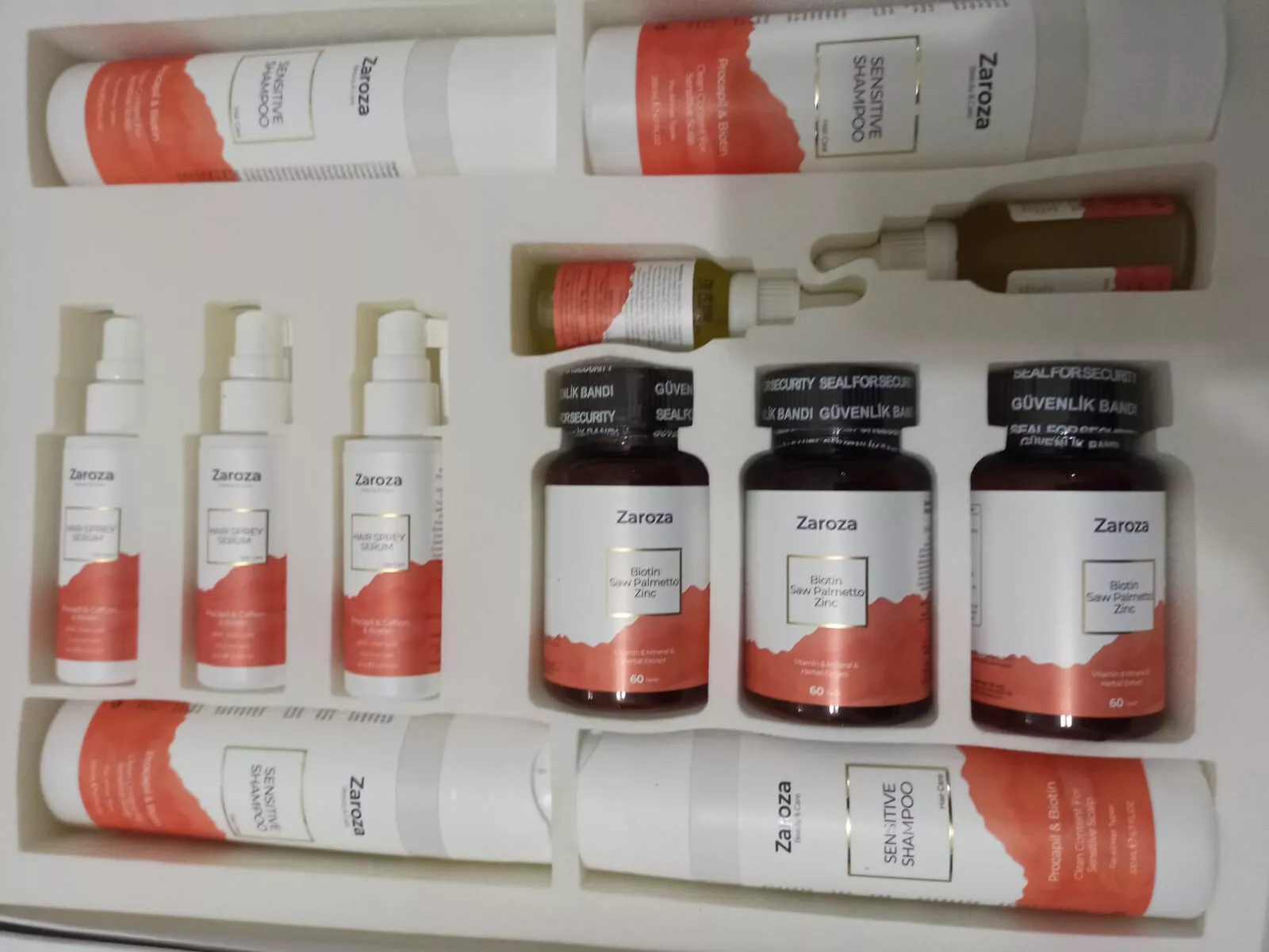 6 MONTHS ZAROZA HAIR CARE SET